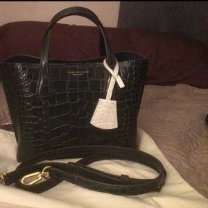 Tory Burch croc handbag